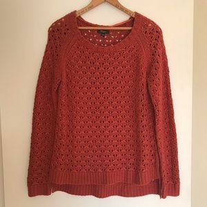 Cupio Rust Color Pullover Sweater